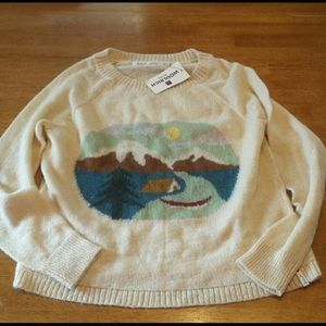 Woolrich camping wool sweater